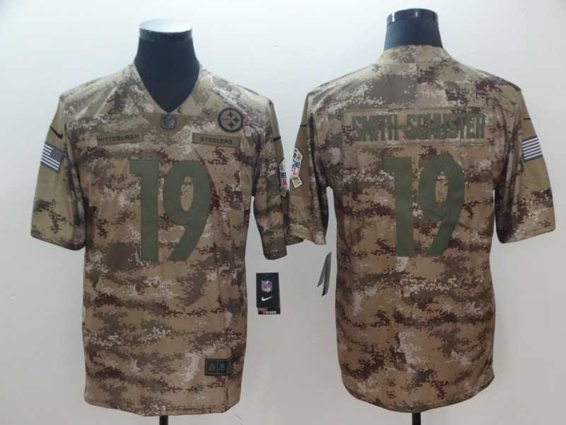 Nike Steelers 19 JuJu Smith Schuster Camo Salute To Service Limited Jersey,We sell and wholesale Nike Steelers 19 JuJu Smith Schuster Camo Salute To Service Limited Jersey on line form chian!